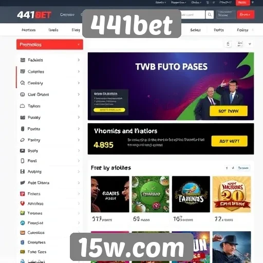 Promoções e bônus disponíveis na 441bet